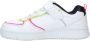 Skechers Court Squad Color Remix Sneaker Meisjes Wit multi - Thumbnail 5