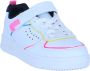 Skechers Court Squad Color Remix Sneaker Meisjes Wit multi - Thumbnail 8