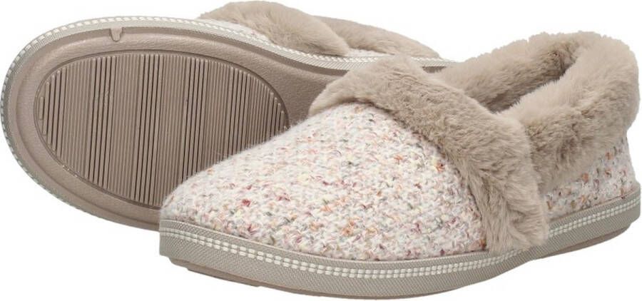 Skechers Cozy Campfire dames pantoffel Taupe