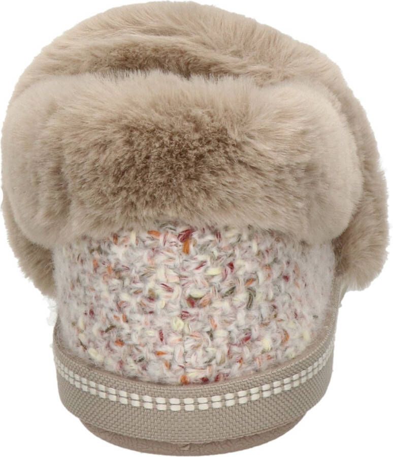 Skechers Cozy Campfire dames pantoffel Taupe