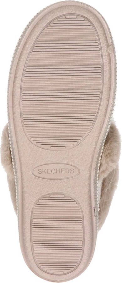 Skechers Cozy Campfire dames pantoffel Taupe