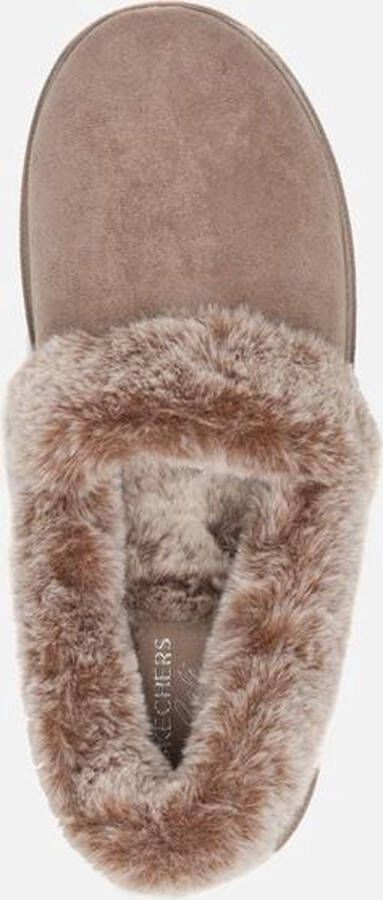 Skechers Cozy Campfire Team Toasty Dames Sloffen Taupe