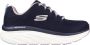 Skechers D' Lux Walker Get Oasis 149810-NVLV Vrouwen Marineblauw Sneakers - Thumbnail 5