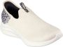 Skechers Ultra Flex 3.0-Natural Step Dames Sneakers Off white zwart beige (deels luipaardprint) - Thumbnail 3