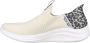 Skechers Ultra Flex 3.0-Natural Step Dames Sneakers Off white zwart beige (deels luipaardprint) - Thumbnail 11