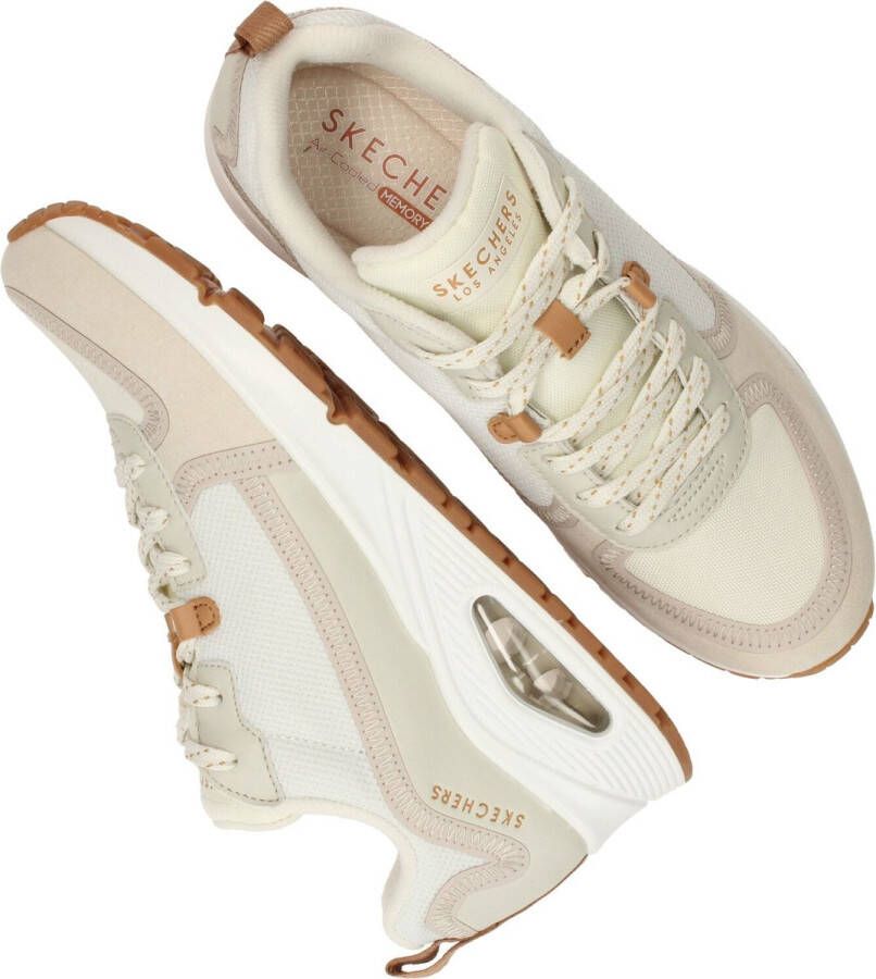 Skechers Dames Sneakers Uno Layover Off White Off White