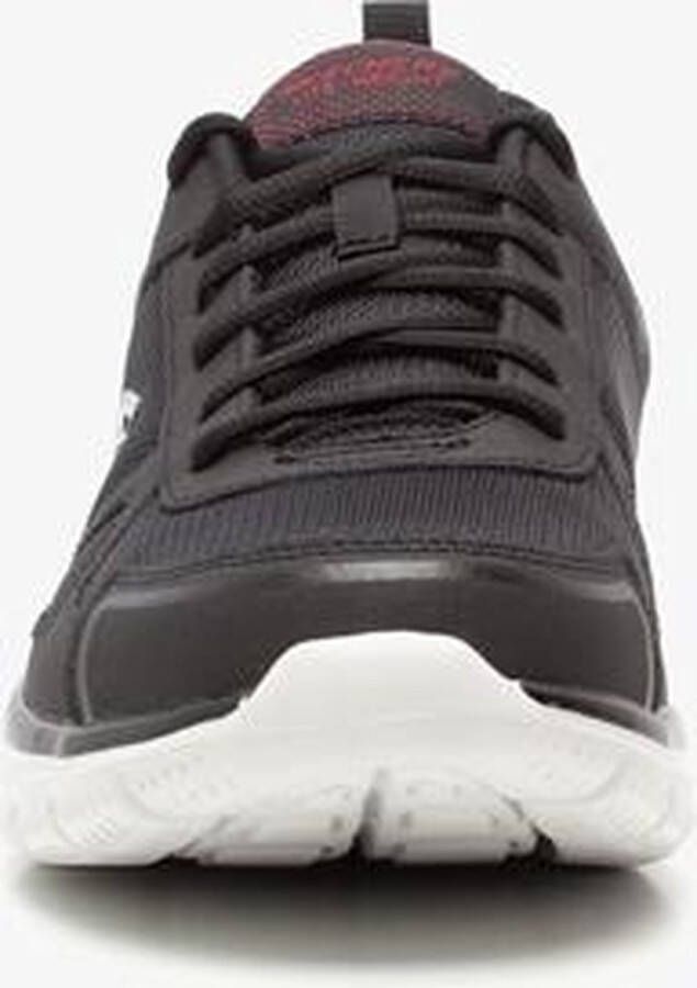 Skechers De Track Sneakers Mannen zwart wit rood