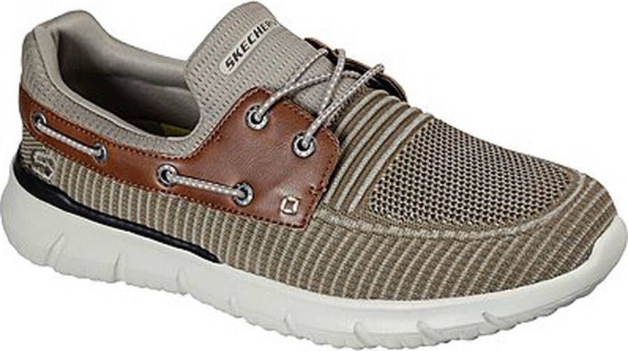 Skechers Del Retto Clean Slate Sportief taupe