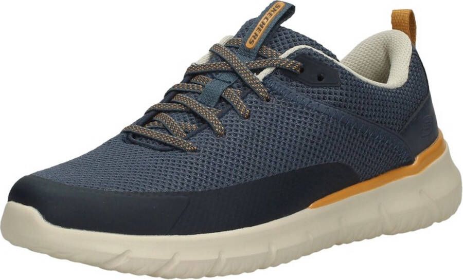 Skechers Del Retto Sneakers blauw Textiel Heren