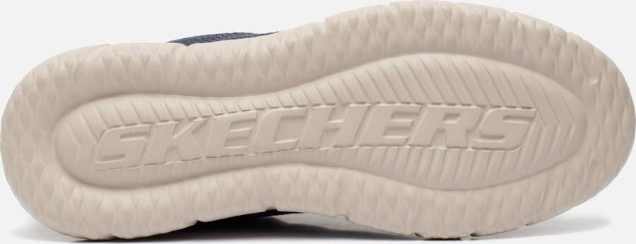 Skechers Del Retto Sneakers blauw Textiel Heren