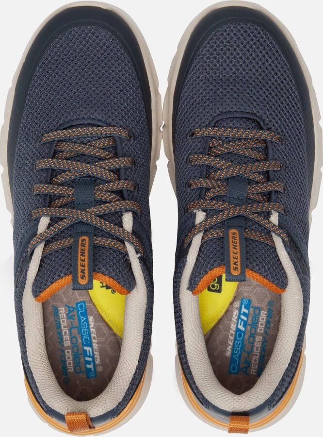 Skechers Del Retto Sneakers blauw Textiel Heren