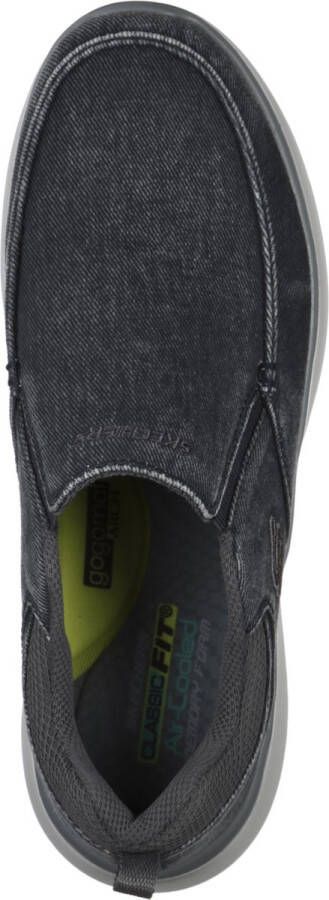 Skechers Delson 2.0 Larwin heren instappers blauw - Foto 5