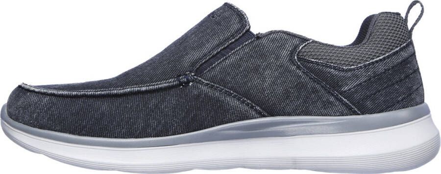 Skechers Delson 2.0 Larwin heren instappers blauw - Foto 6