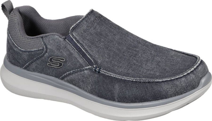 Skechers Delson 2.0 Heren Instappers Blauw