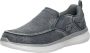 Skechers Delson 2.0 Larwin heren instappers blauw - Thumbnail 7