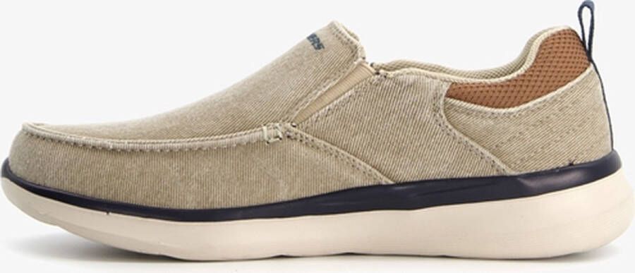 Skechers Delson 2.0 Heren Instappers Sand