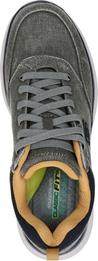 Skechers Delson 2.0 Kemper sneakers grijs