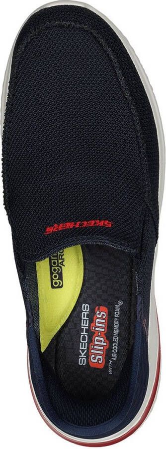 Skechers Delson 3.0 Cabrino Heren Instappers Navy