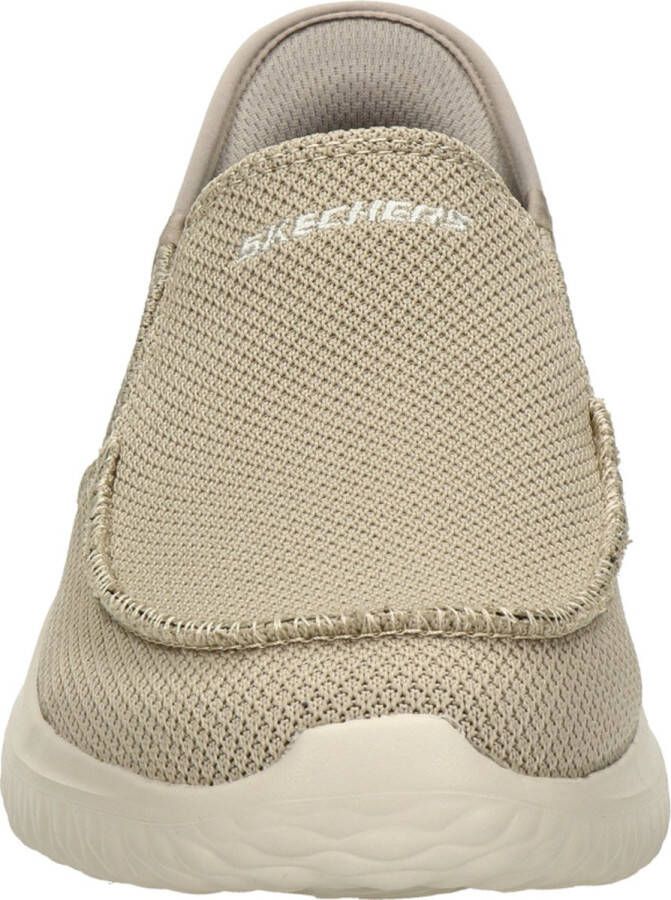 Skechers Delson 3.0 Cabrino Heren Instappers Taupe