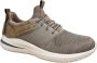 Skechers Delson 3.0 CICADA heren sneaker 210238 kaki - Thumbnail 13