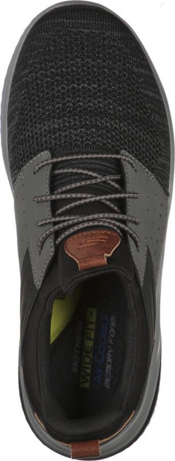 Skechers Delson 3.0 Cicada Heren Sneakers Black Grey