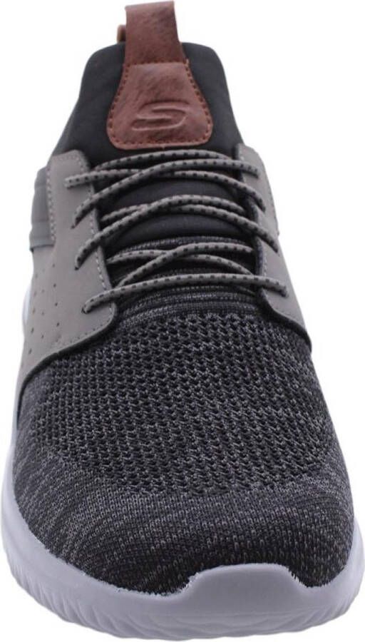 Skechers Delson 3.0 Cicada Heren Sneakers Black Grey