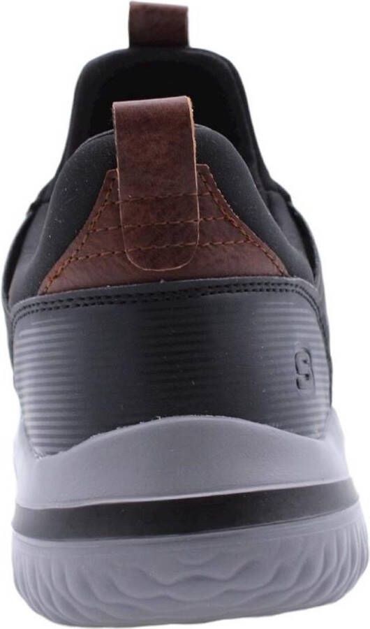 Skechers Delson 3.0 Cicada Heren Sneakers Black Grey
