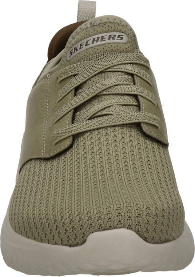 Skechers Delson 3.0 heren sneaker Taupe