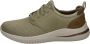 Skechers Delson 3.0 heren sneaker Taupe - Thumbnail 3