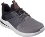 Skechers Delson 3.0 CICADA herensneaker 210238 grijs zwart - Thumbnail 4