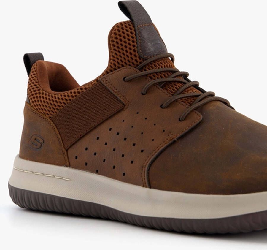 Skechers Delson Axton Heren Veterschoenen Bruin