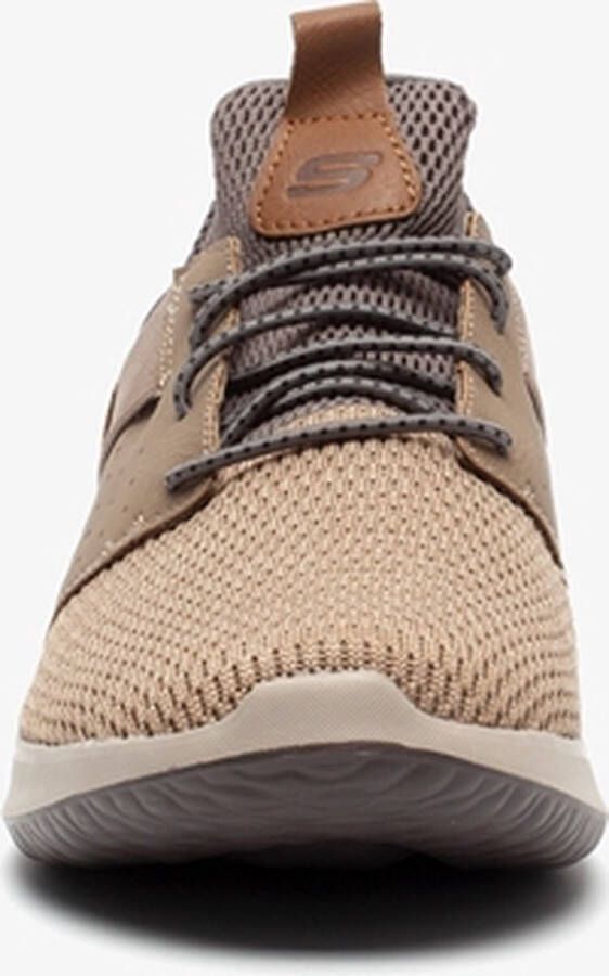 Skechers Delson Camben Heren Sneakers Taupe