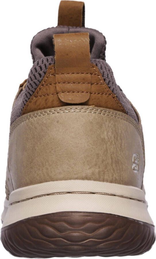 Skechers Delson Camben Heren Sneakers Taupe