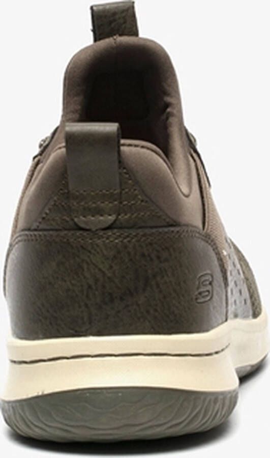 Skechers Delson Camben Heren Veterschoenen Groen