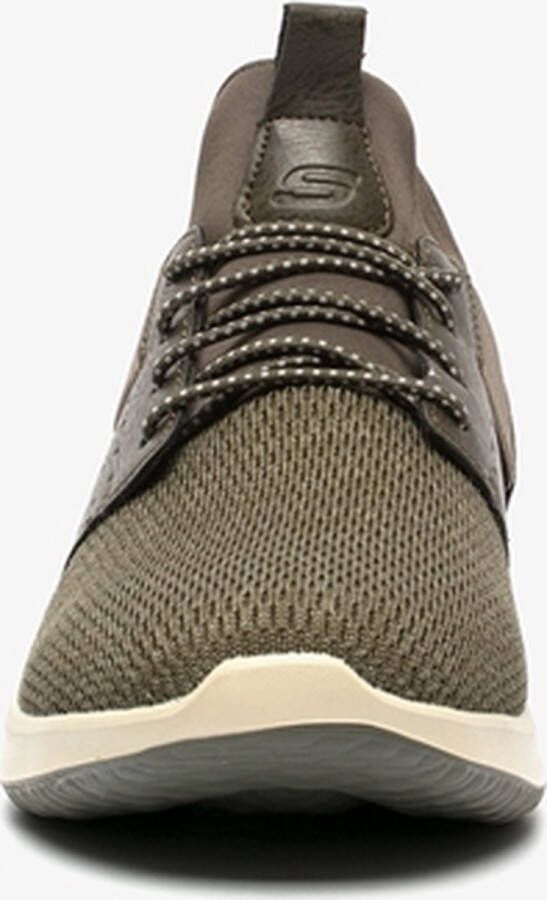 Skechers Delson Camben Heren Veterschoenen Groen