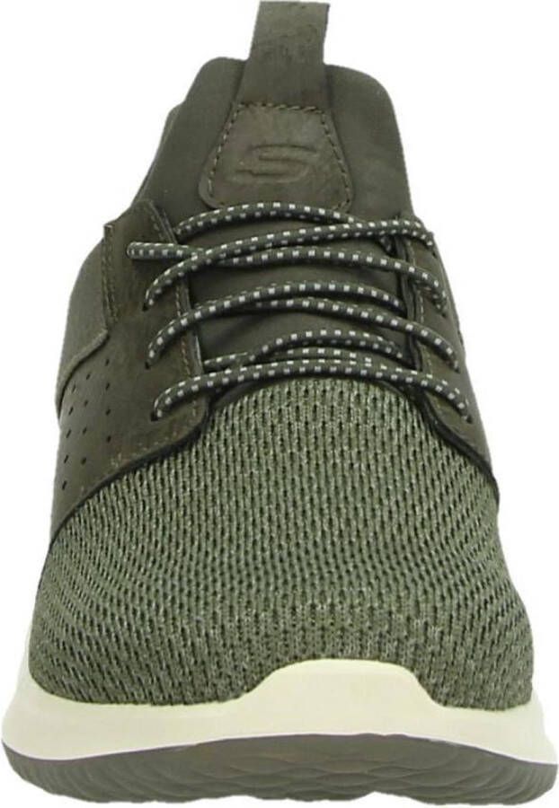 Skechers Delson Camben Heren Veterschoenen Groen