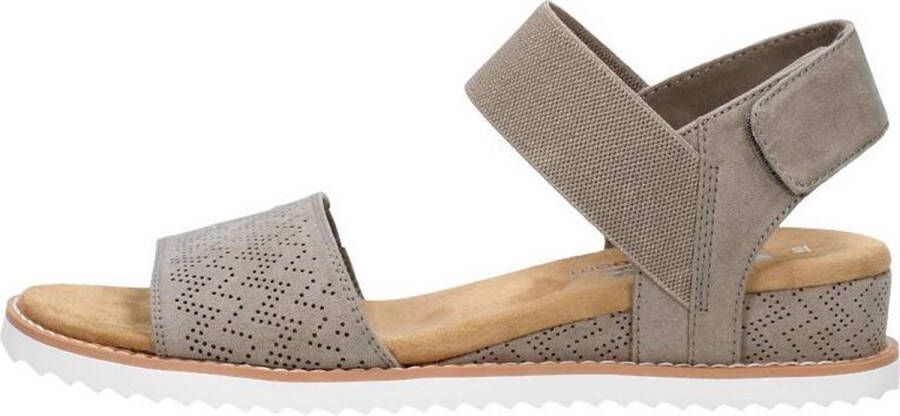 Skechers Desert Kiss sandalen taupe