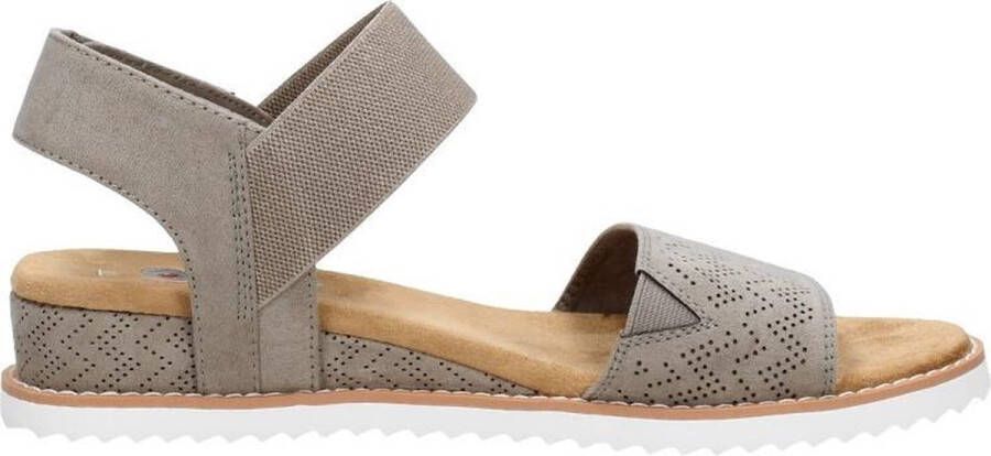 Skechers Desert Kiss sandalen taupe