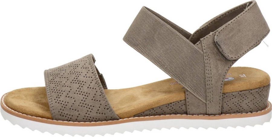 Skechers Desert Kiss sandalen taupe