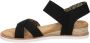 Skechers Sandalen Desert Kiss Secret Picnic 33386 BLK Zwart - Thumbnail 5