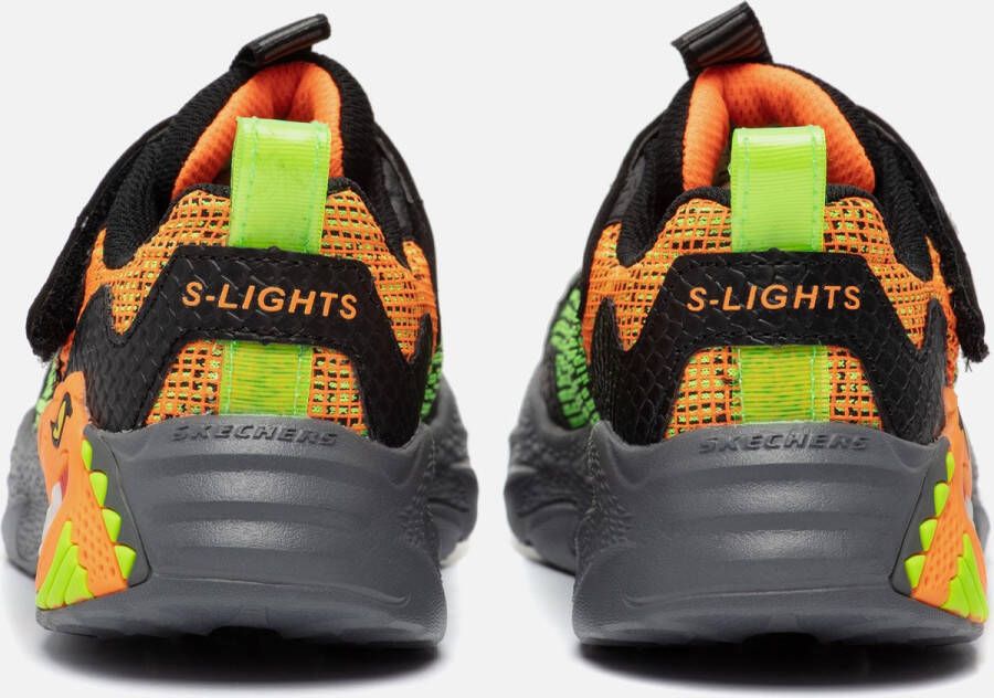 Skechers Dino Lights Sneakers zwart Synthetisch