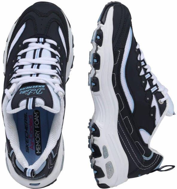 Skechers D'LITES-BIGGEST FAN Sneakers Vrouwen Black White