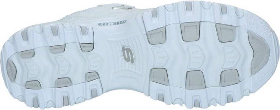 Skechers D'Lites Fresh Start Dames Sneakers Wit
