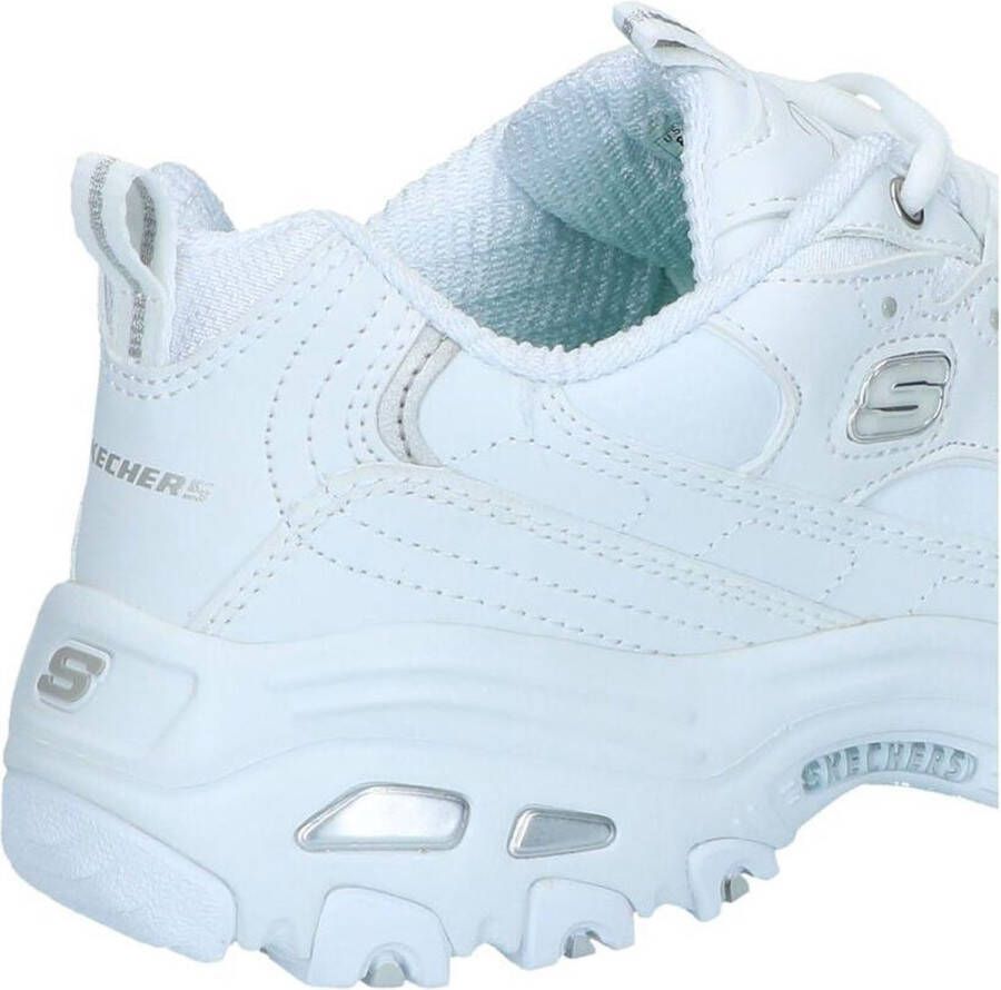 Skechers D'Lites Fresh Start Dames Sneakers Wit