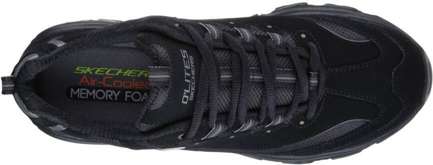 Skechers D'Lites Heren Sneakers Zwart