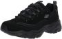 Skechers D'Lites Heren Sneakers Zwart - Thumbnail 16