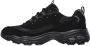 Skechers D'Lites Heren Sneakers Zwart - Thumbnail 19