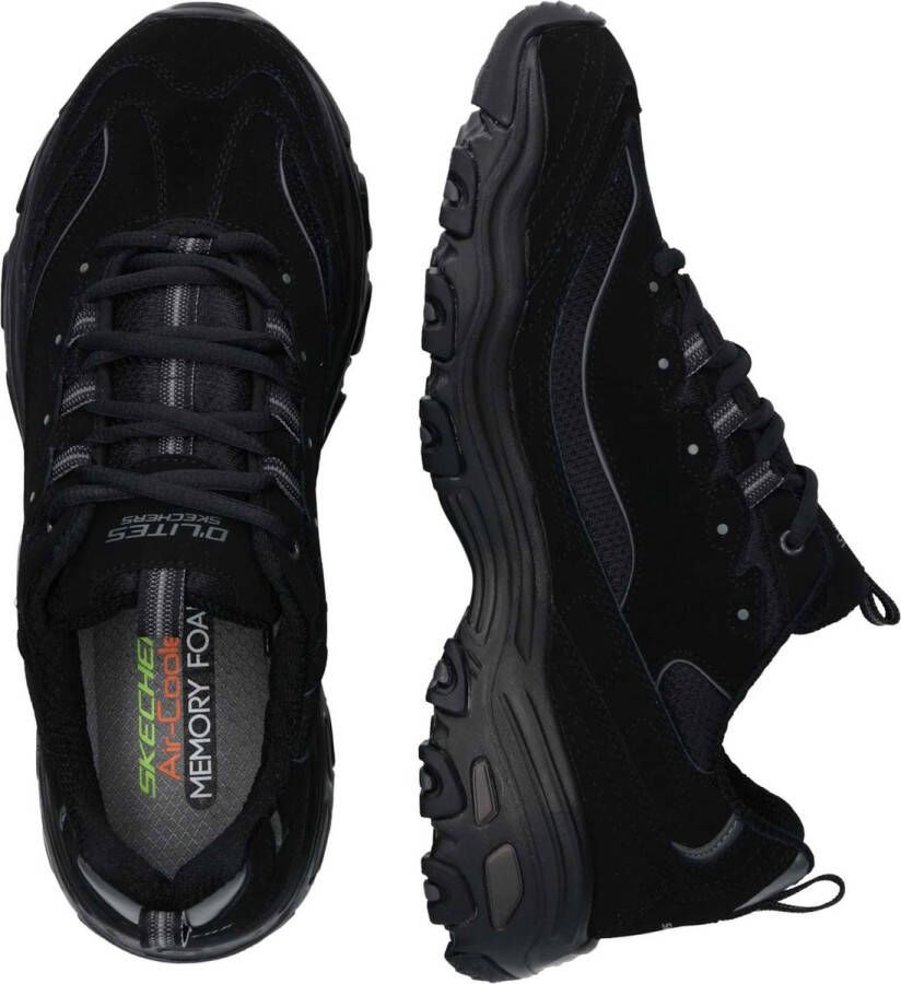 Skechers D'Lites Heren Sneakers Zwart