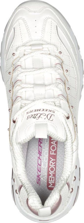 Skechers D'LITES LADIES NIGHT dames sneakers Wit