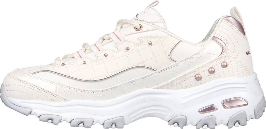 Skechers D'LITES LADIES NIGHT dames sneakers Wit